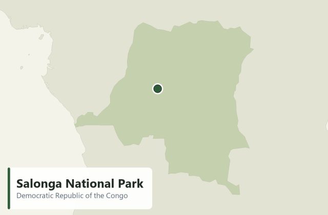 Salonga National Park - location map